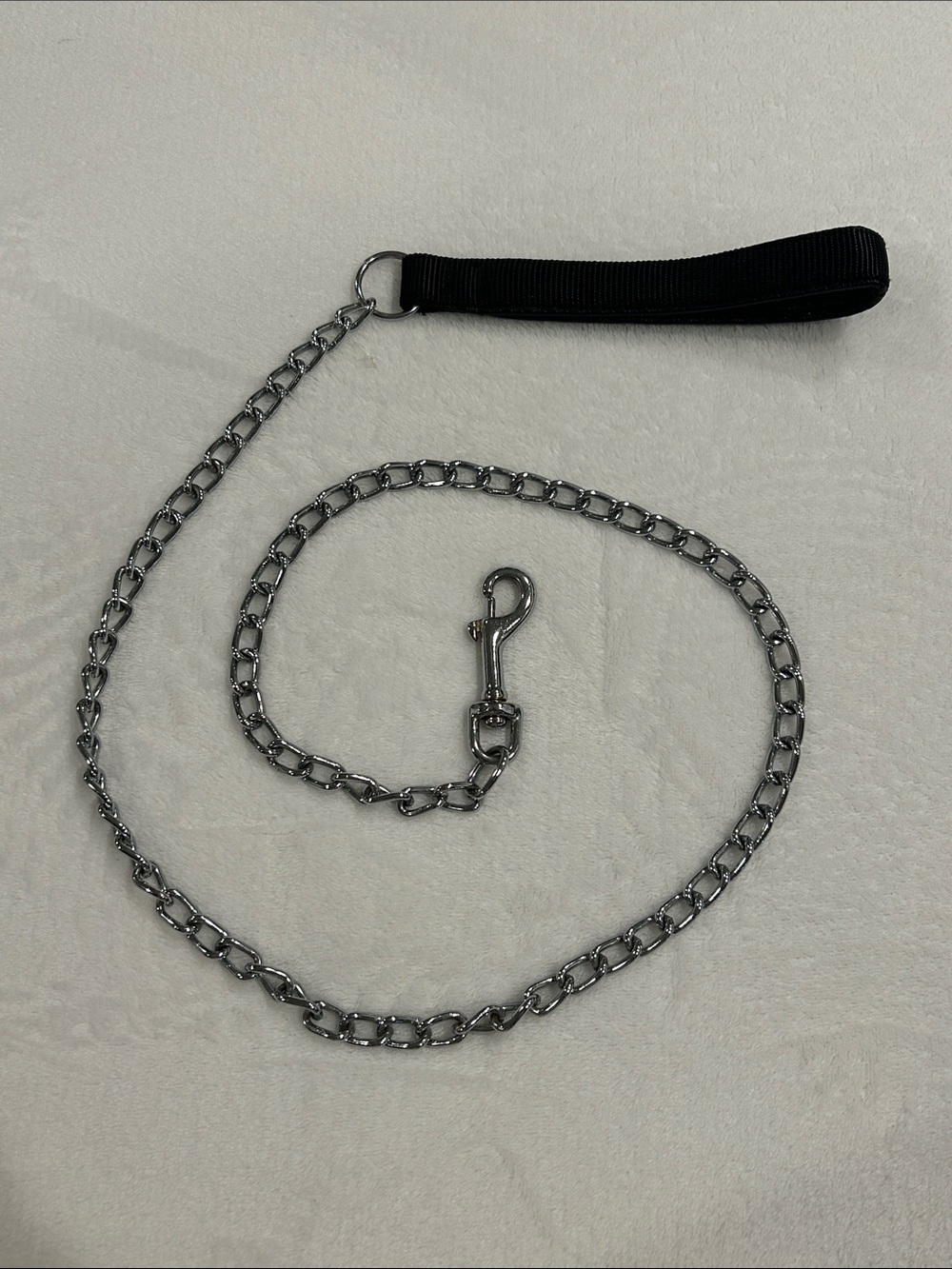 Silver Chain Dog Leash